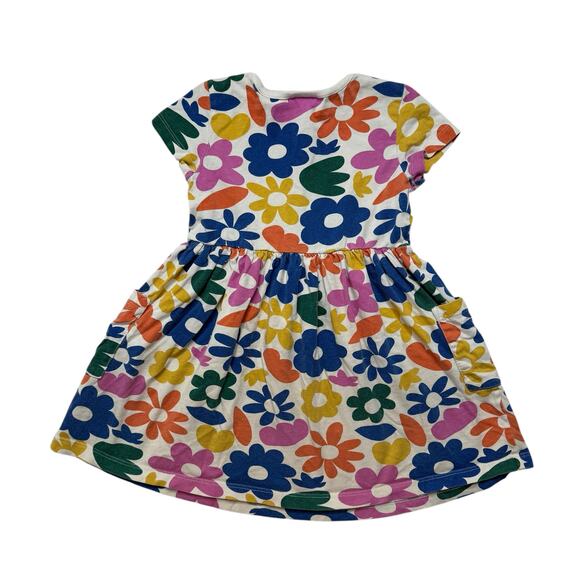 HANNA ANDERSSON Playground Dress with Pockets in Tiny Blossoms Size 4 100 Daisy - Picture 2 of 5